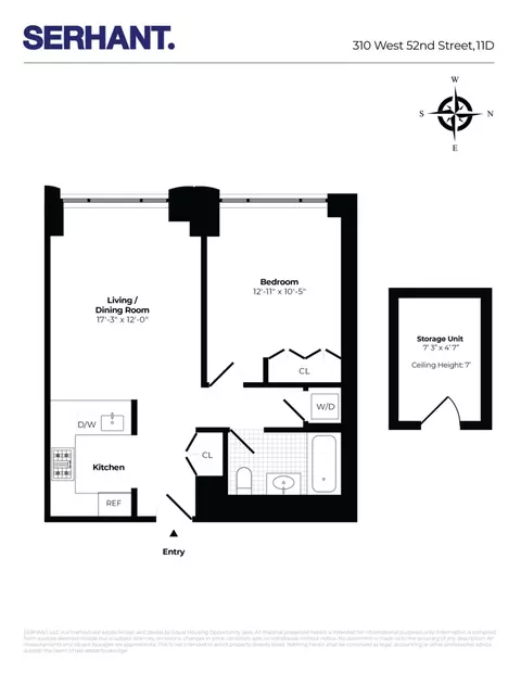 310 W 52nd St #11D, New York, NY 10019