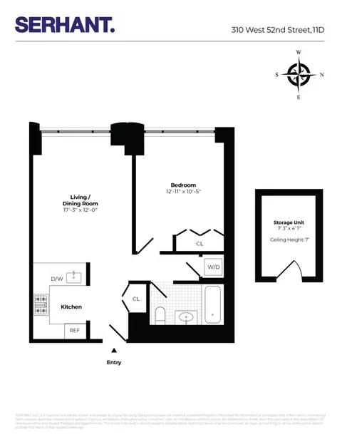 310 W 52nd St #11D, New York, NY 10019