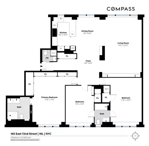 165 E 72nd St #19L, New York, NY 10021