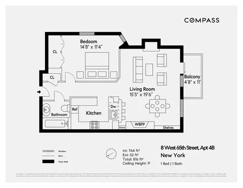 8 W 65th St #4B, New York, NY 10023