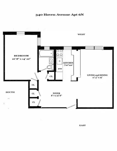 340 Haven Ave #6N, New York, NY 10033