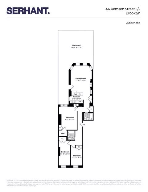 44 Remsen St #1/2, Brooklyn, NY 11201