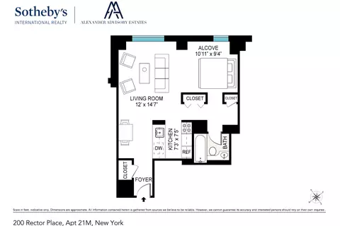 200 Rector Pl #21M, New York, NY 10280