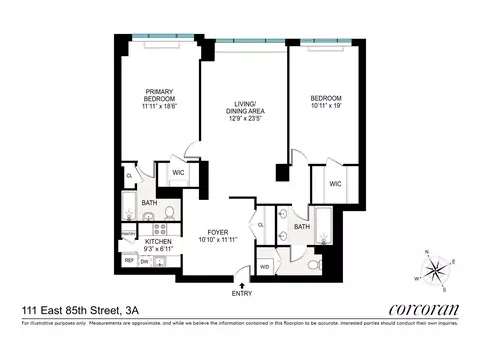 111 E 85th St #3A, New York, NY 10028