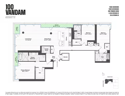 100 Vandam St #13A, New York, NY 10013