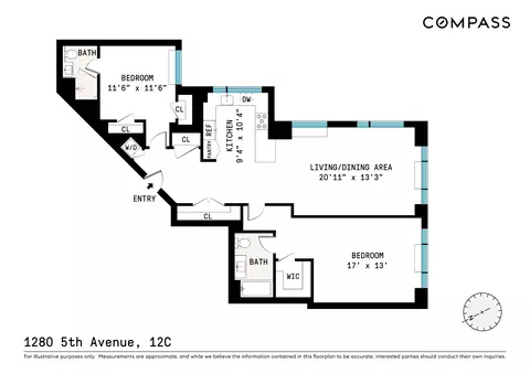 1280 5th Ave #12C, New York, NY 10029