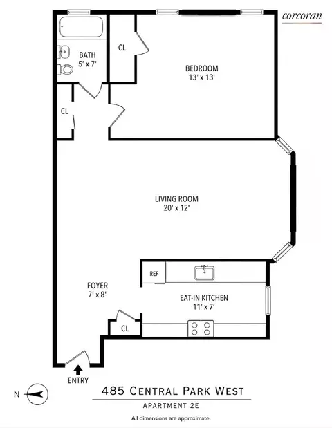 485 Central Park W #2E, New York, NY 10025
