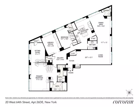 20 W 64th St #26DE, New York, NY 10023