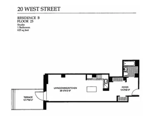 20 West St #23B, New York, NY 10004