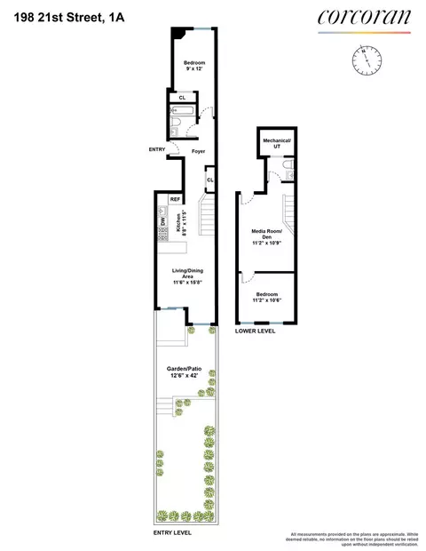 198 21st St #1A, Brooklyn, NY 11232