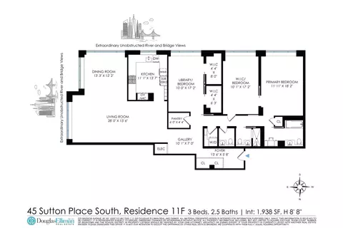 45 Sutton Pl S #11F, New York, NY 10022