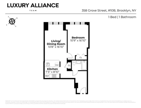 358 Grove St #10B, Brooklyn, NY 11237