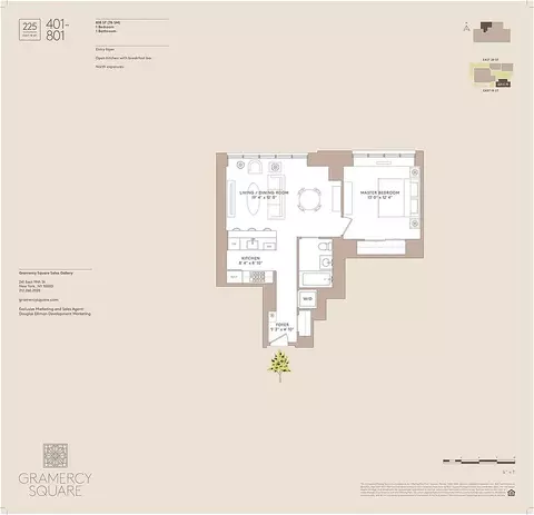 225 E 19th St #501, New York, NY 10003