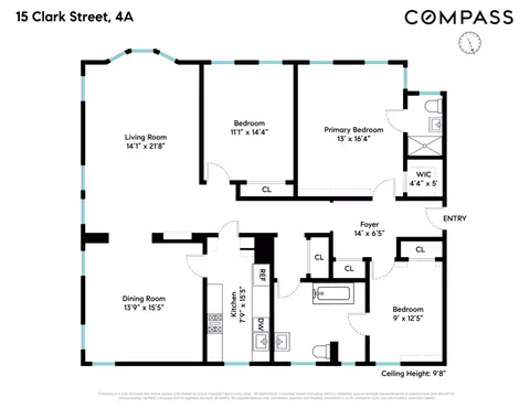 15 Clark St #4A, Brooklyn, NY 11201