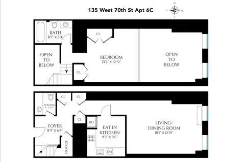 135 W 70th St #6C, New York, NY 10023