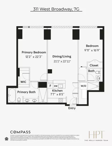 311 W Broadway #7G, New York, NY 10013