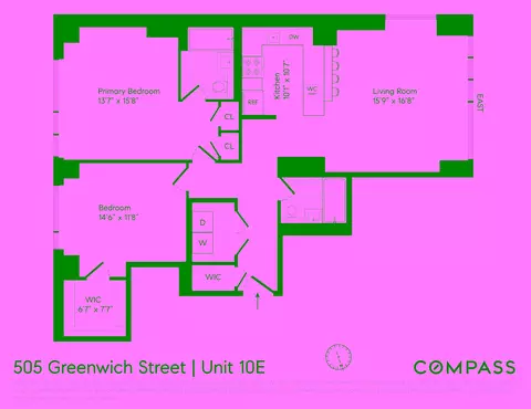 505 Greenwich St #10E, New York, NY 10013