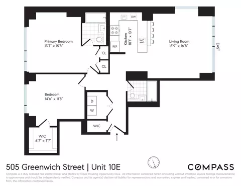 505 Greenwich St #10E, New York, NY 10013