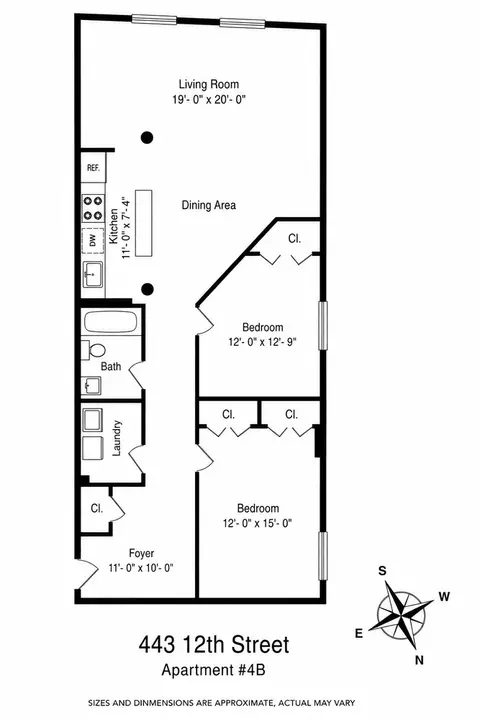 443 12th St #4B, Brooklyn, NY 11215