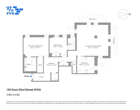 140 E 63rd St #13A, New York, NY 10065