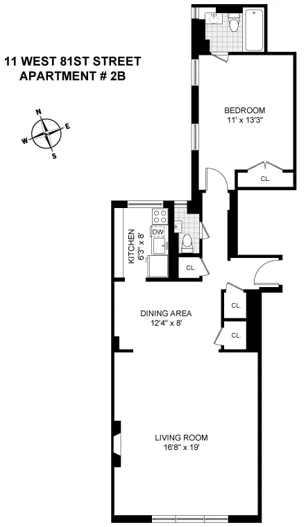 11 W 81st St #2B, New York, NY 10024