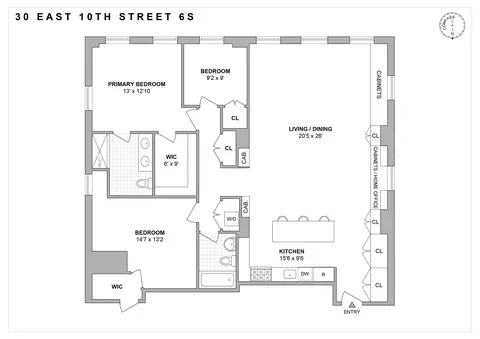 30 E 10th St #6S, New York, NY 10003