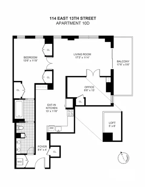 114 E 13th St #10D, New York, NY 10003