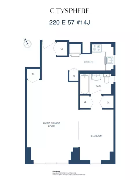 220 E 57th St #14J, New York, NY 10022