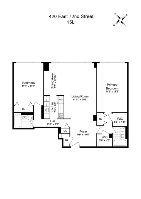 420 E 72nd St #15L, New York, NY 10021