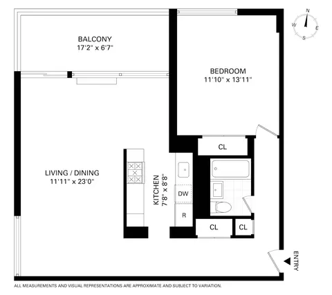 180 Park Row #4D, New York, NY 10038