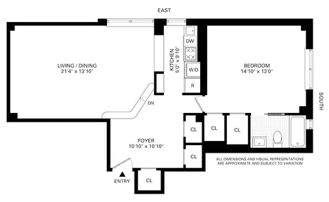 200 W 86th St #17K, New York, NY 10024