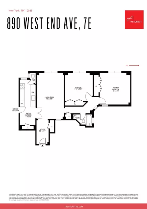890 W End Ave #7E, New York, NY 10025
