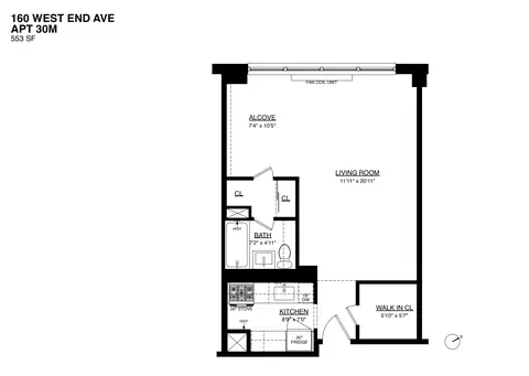 160 W End Ave #30M, New York, NY 10023
