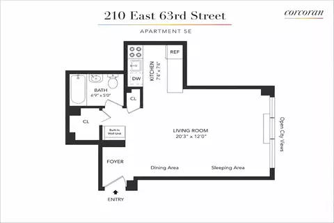 210 E 63rd St #5E, New York, NY 10065