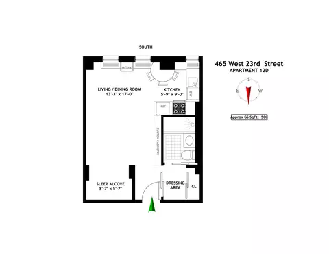 465 W 23rd St #12D, New York, NY 10011