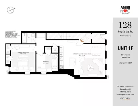 128 S 1st St #1F, Brooklyn, NY 11249