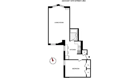 234 E 14th St #5A, New York, NY 10003