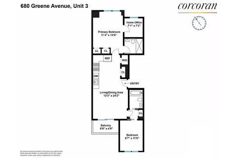 680 Greene Ave #3, Brooklyn, NY 11221