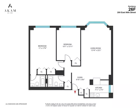 200 E 90th St #26F, New York, NY 10128