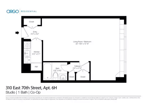 310 E 70th St #6H, New York, NY 10021