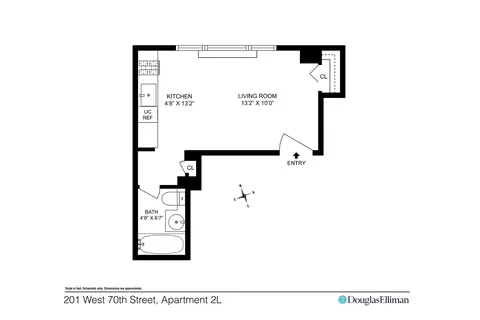 201 W 70th St #2L, New York, NY 10023