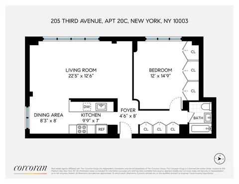 205 3rd Ave #20C, New York, NY 10003