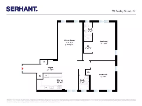 176 Seeley St #D1, Brooklyn, NY 11218