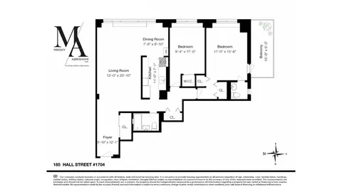 185 Hall St #1704, Brooklyn, NY 11205