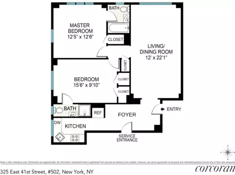 325 E 41st St #502, New York, NY 10017