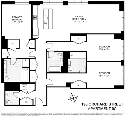 196 Orchard St #9C, New York, NY 10002
