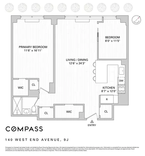 140 W End Ave #9J, New York, NY 10023