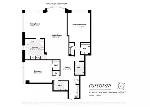 45 Sutton Pl S #18E, New York, NY 10022
