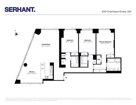 200 Chambers St #10A, New York, NY 10007