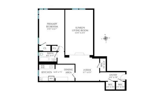 180 W 93rd St #6G, New York, NY 10025